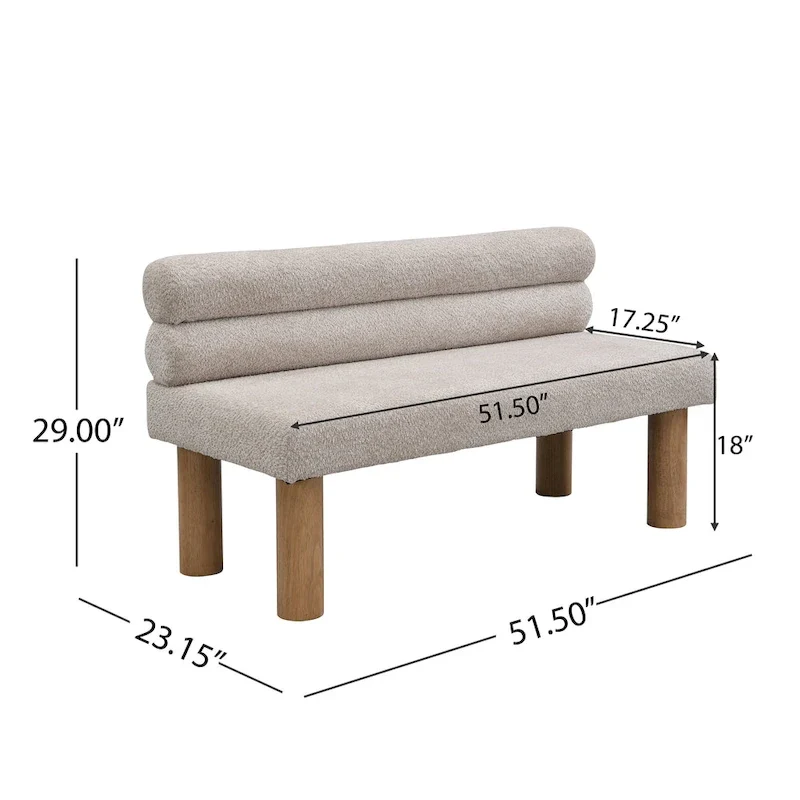 Christopher Knight Home- Arnhem Upholstered Dining Bench