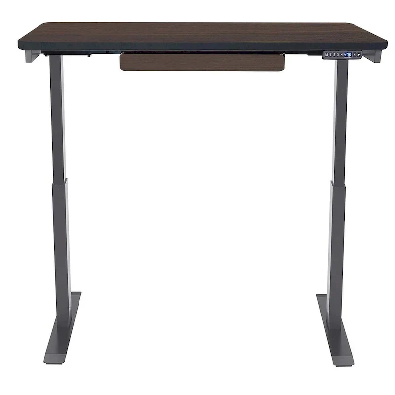 White / Graphite / Walnut / Black Electric Standing Desk, Single Person, 48
