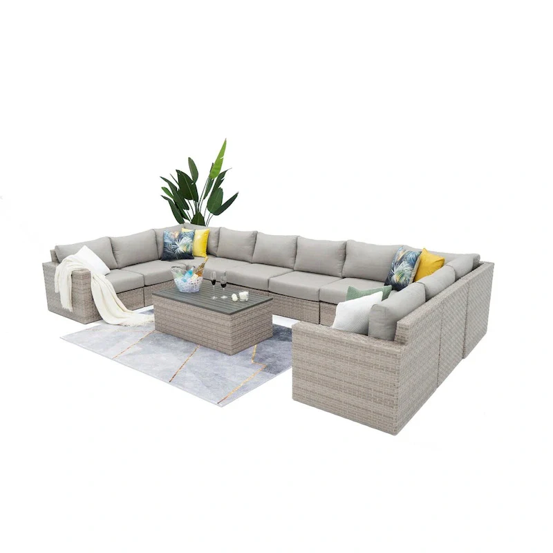 Avalon Bay 11-piece Deep Seating Sectional