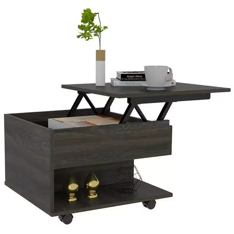 Verona Coffee Table Carbon Espresso - Boahaus: Modern Rectangular with Drawer, Wood Laminate