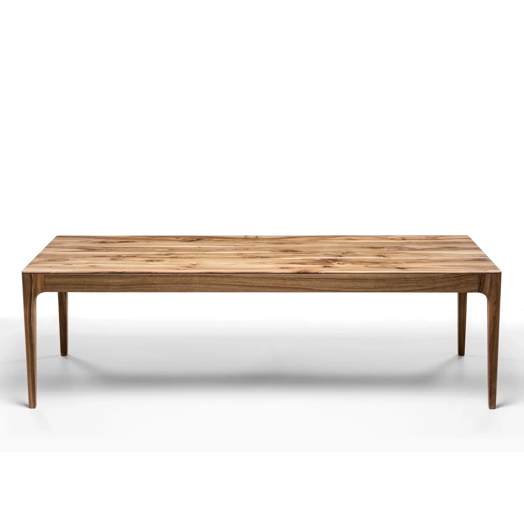 Walnut Dining Table - Handcrafted from solid wood - this exquisite walnut wood table is a stunning addition to any home - Its