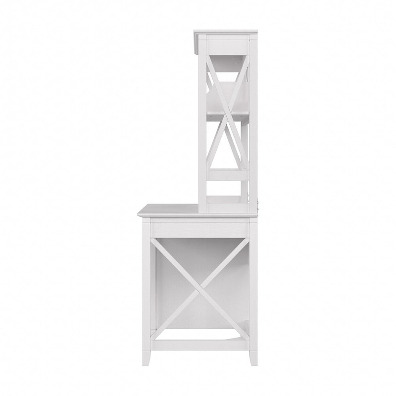 Key West 48W Small Computer Desk with Hutch by Bush Furniture