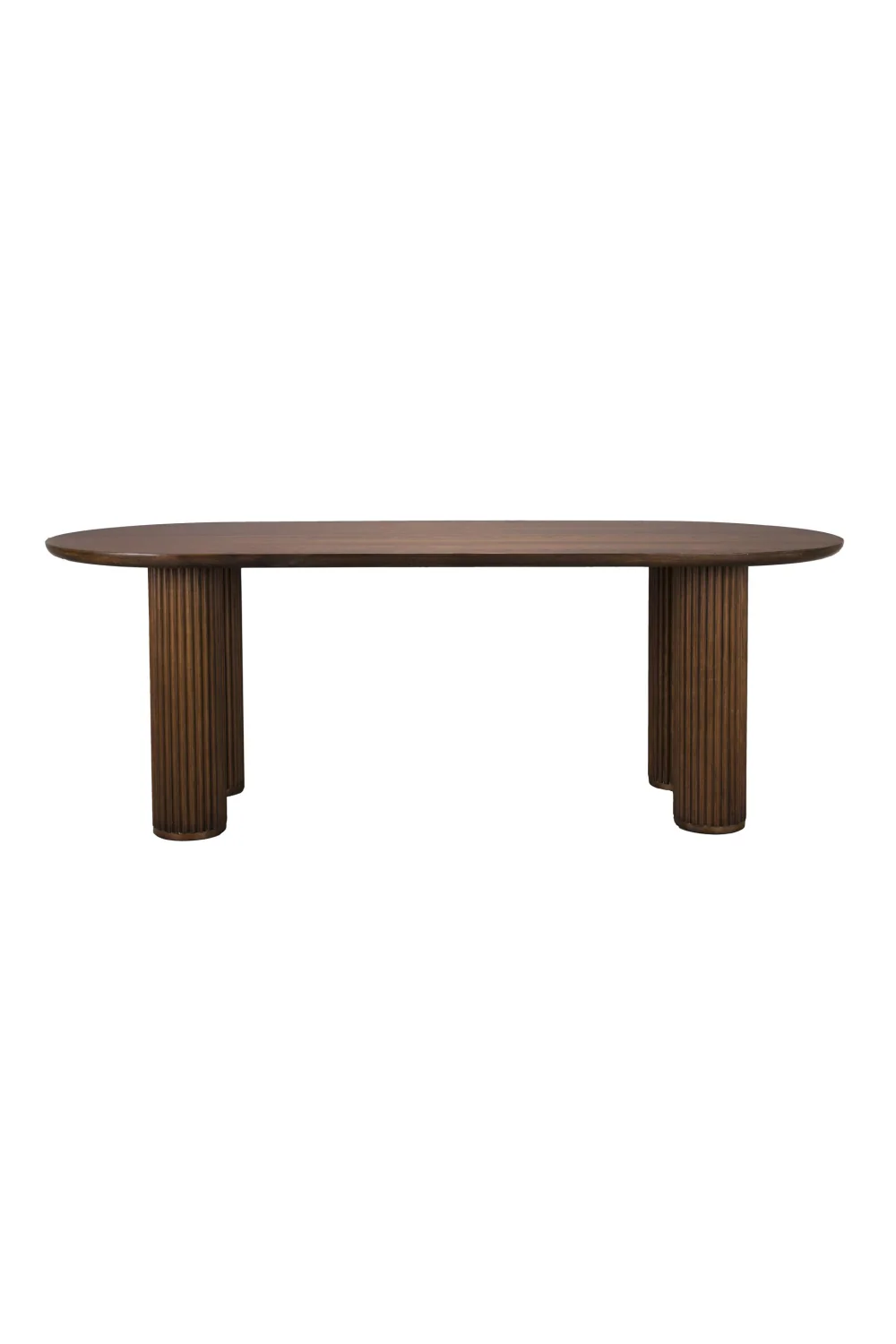 Brown Oak Dining Table