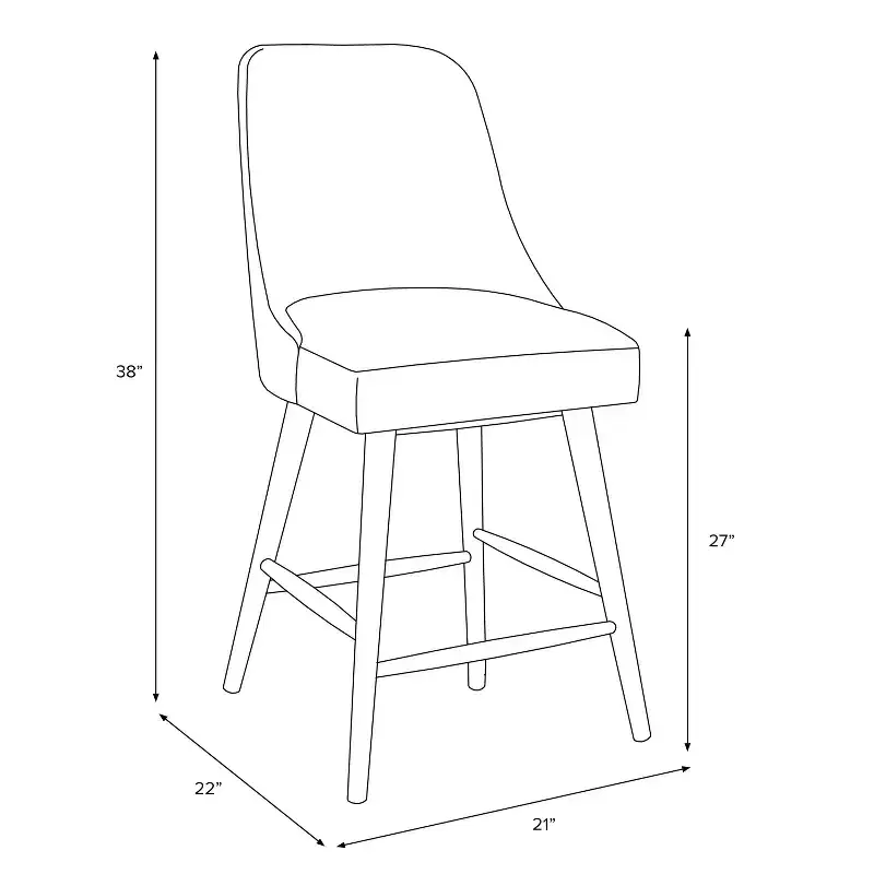 27 Geller Counter Height Barstool with Footrest Sheepskin Natural - Threshold™
