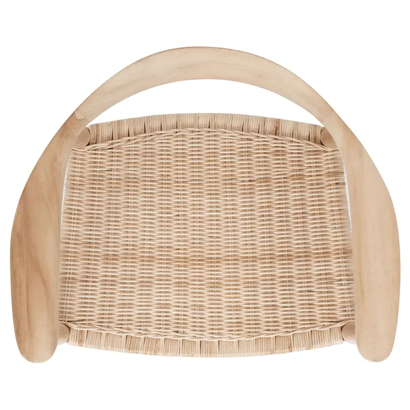 Wilda Rope Rattan Accent Chair - 24.8 W x 18.9 L x 30.7 H