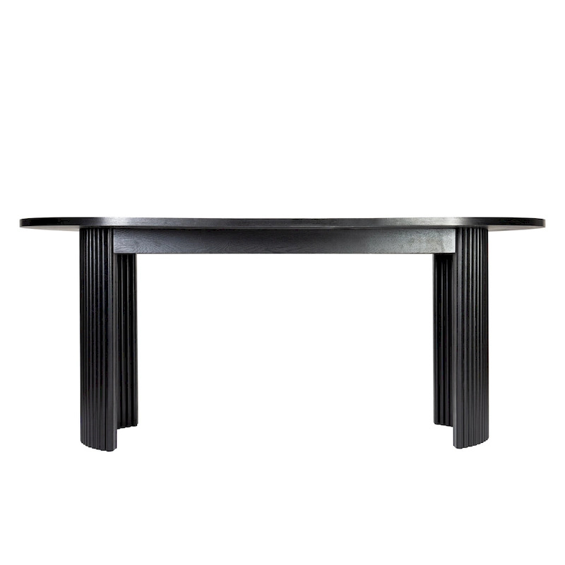 Solid Wood Oval Dining Table