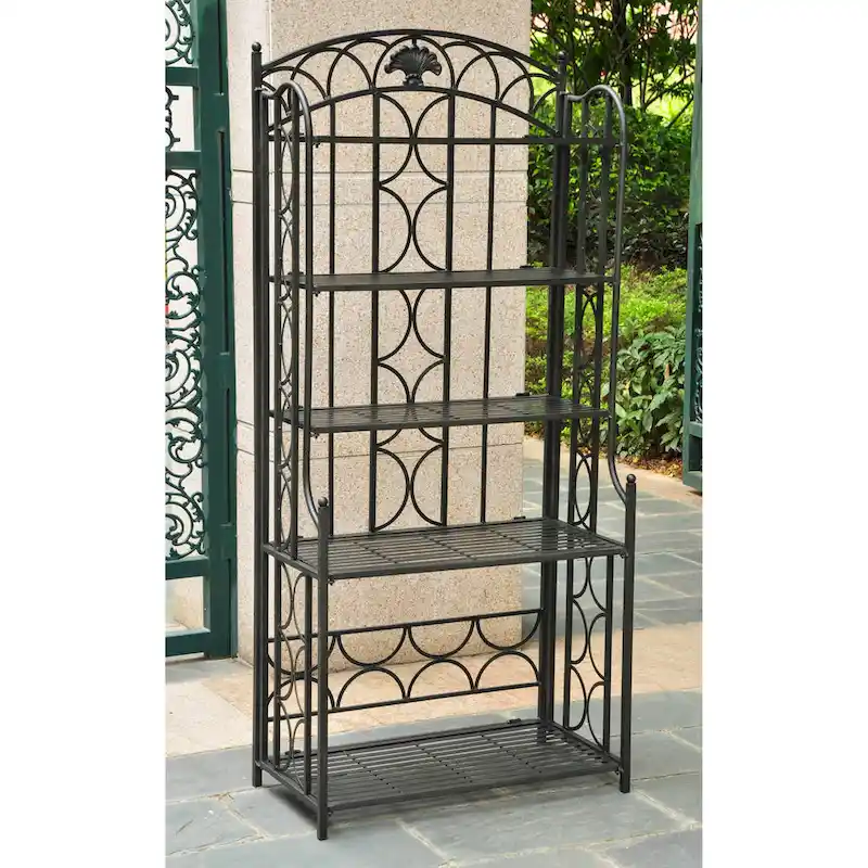 Mandalay 5-Tier Iron Bakers Rack