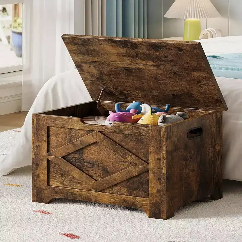23.6 Wooden Storage Bench
