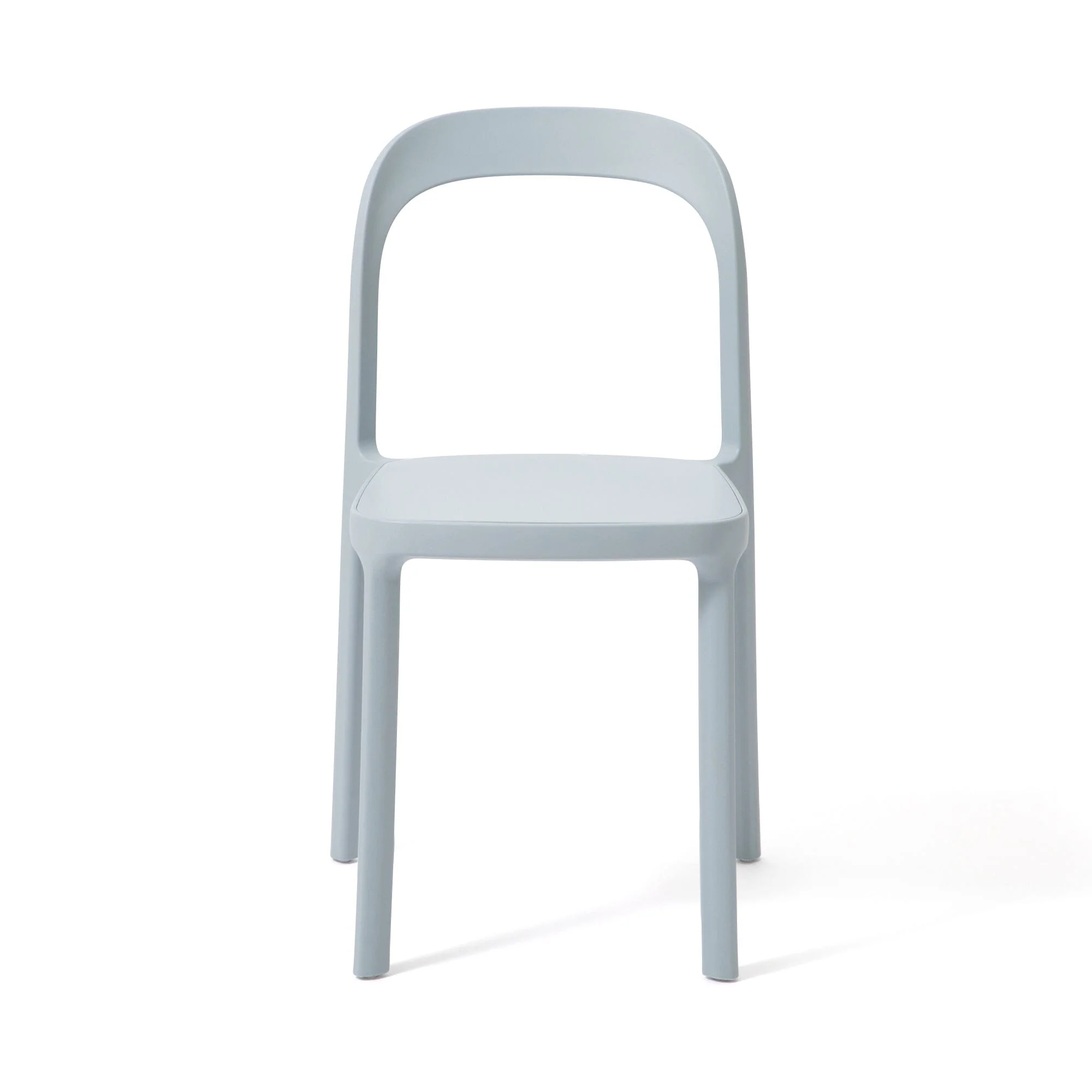 Light Blue Stackable Molded Resin Chair