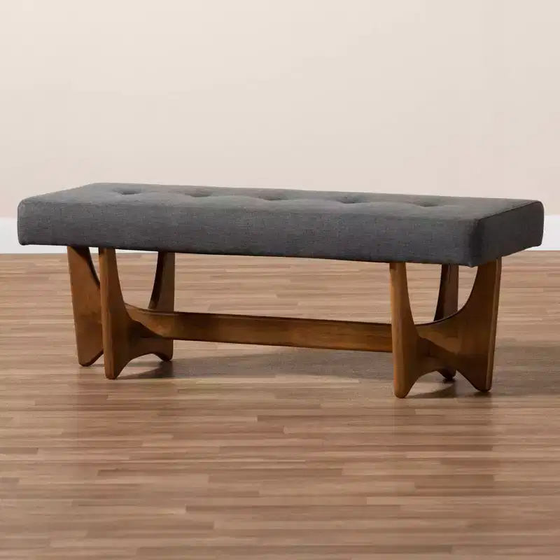 Modern Upholstered Bench for Bedroom & Entryway