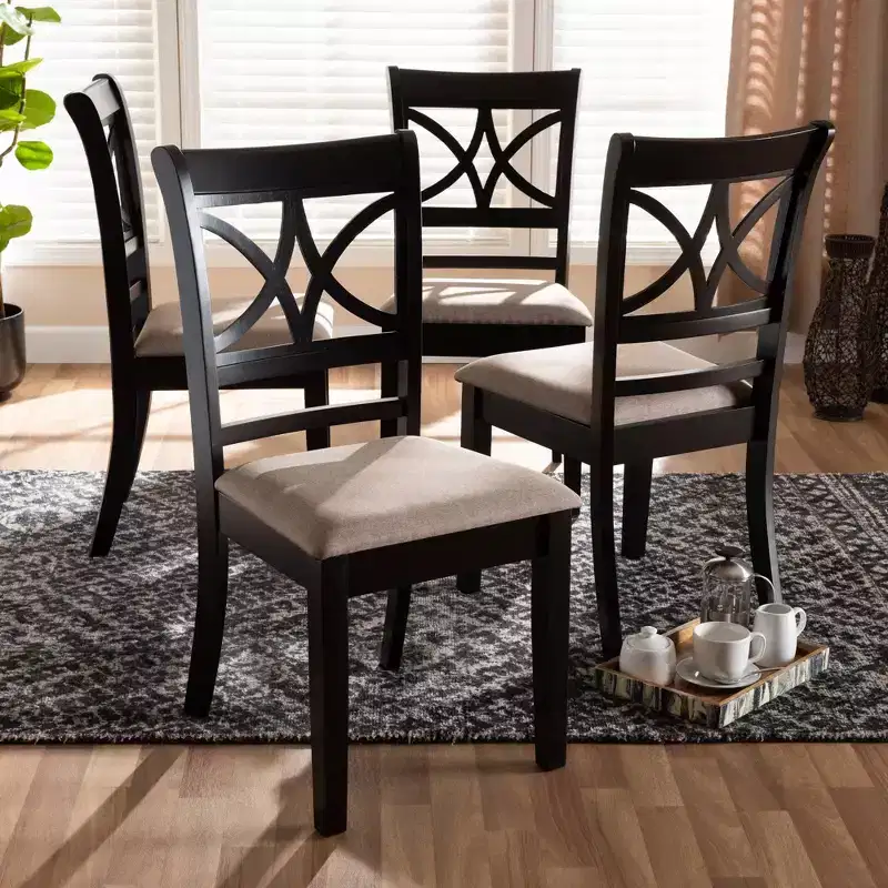 Set of 4 Clarke Dining Chair - Baxton Studio