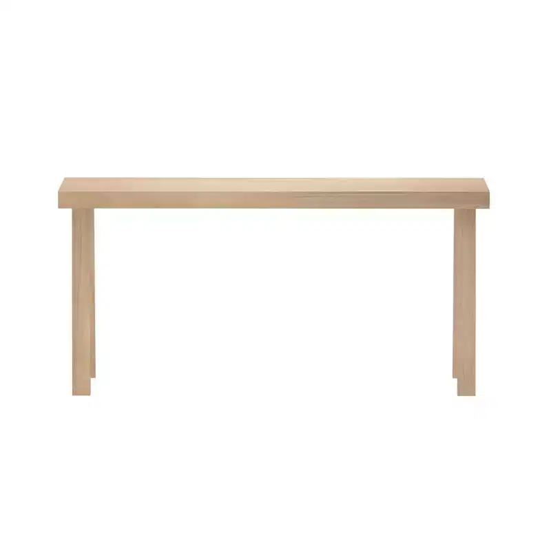 Plank+Beam Solid Wood 66 Console Table, Classic Entryway Table, Narrow Foyer Table