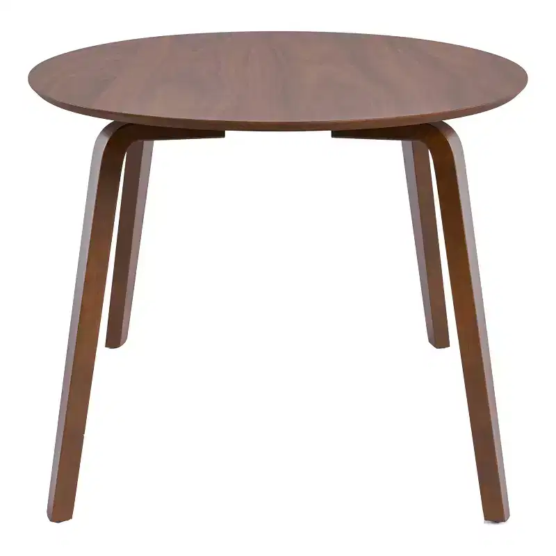 HOMES: Inside + Out 71" Sandy Cove Mid-Century Modern Oval Dining Table Walnut