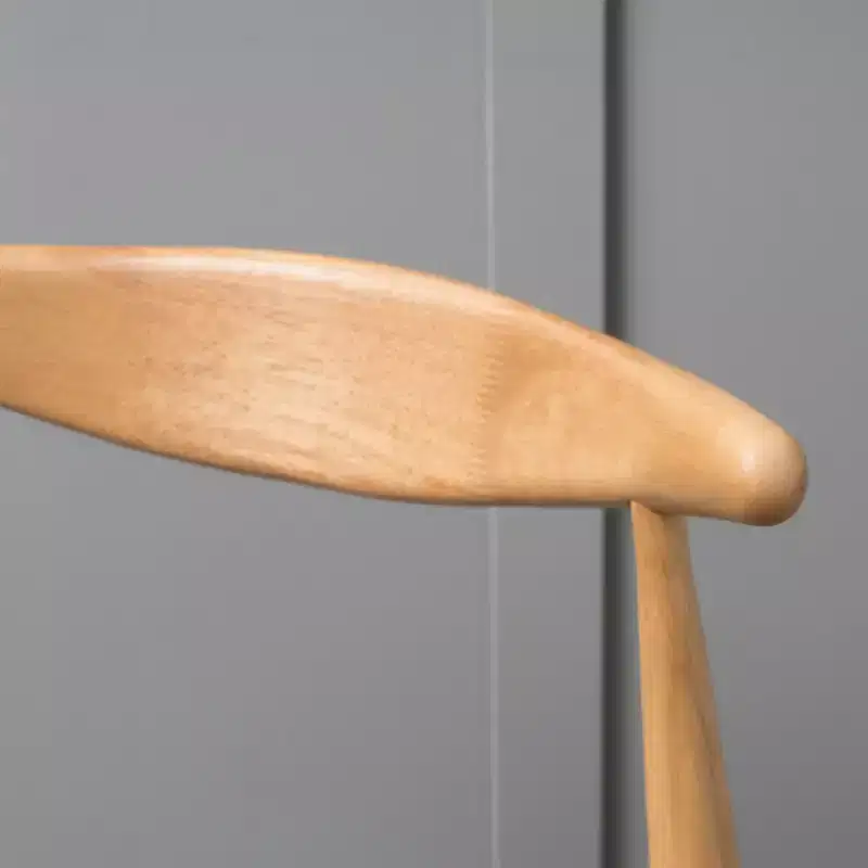 GDFStudio Virgil Mid Century Modern Fabric and Rubberwood Dining Chairs (Set of 2)