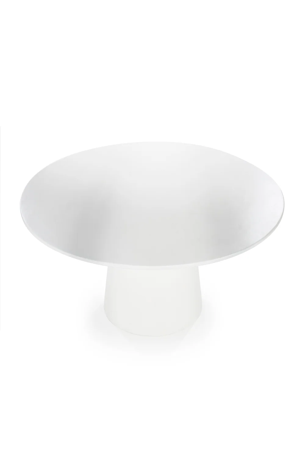 White Round Dining Table