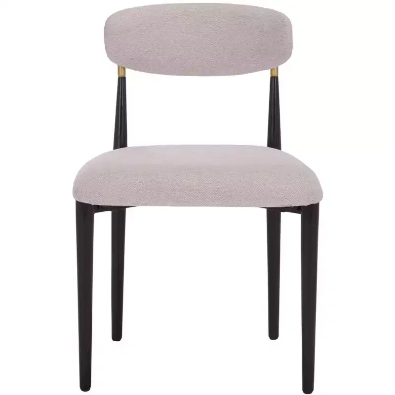 Covelle Dining Chair - Set of 2 - DCH6400 - Black Gold/Dove Grey - Safavieh
