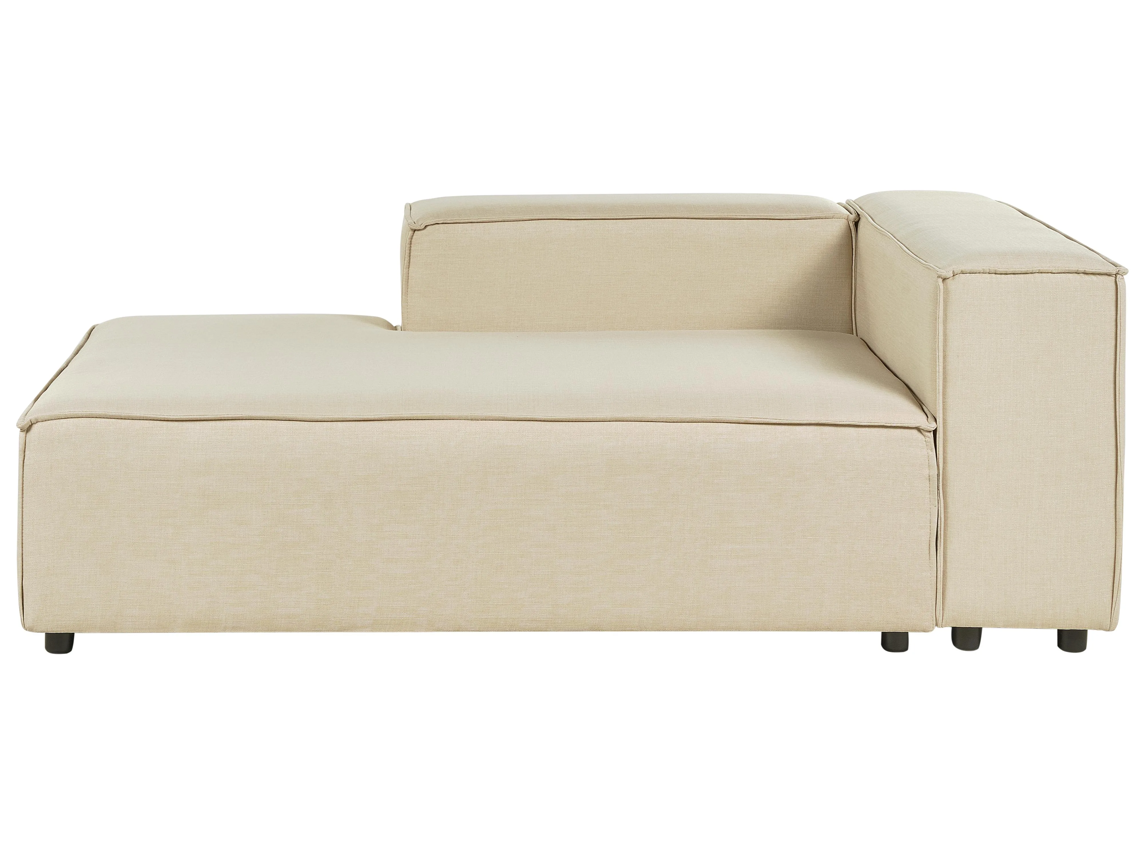 Chaise longue Lino sintetico Beige