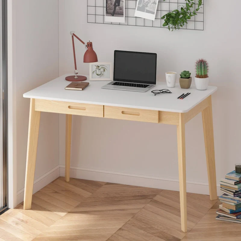 Classic Home Office Desk with Drawers