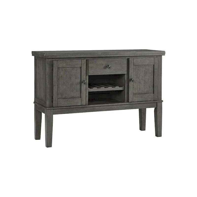 Antique Gray Dining Room Server - 56W x 18D x 39H