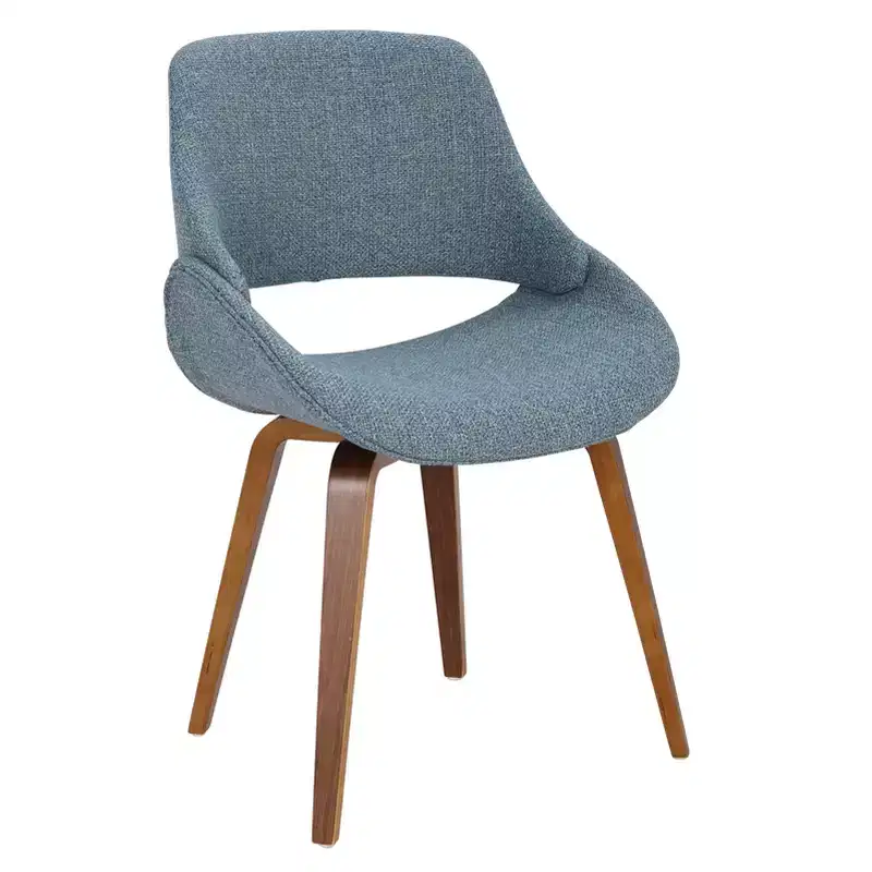 Set of 2 Fabrico Mid-Century Modern Dining/Accent Chair - Lumisource