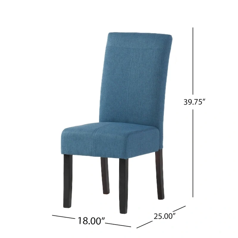 Pertica Fabric Dining Chairs (Set of 2) by Christopher Knight Home - 17.75 L x 25.50 W x 39.75 H