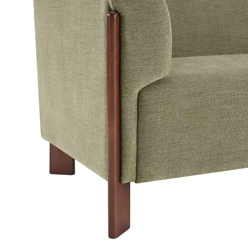 Christopher Knight Home Patcharee Modern 80 3-Seater Wooden Upholstered Sofa