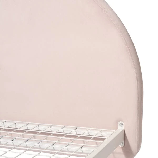 Pink Arch Headboard Single Bed