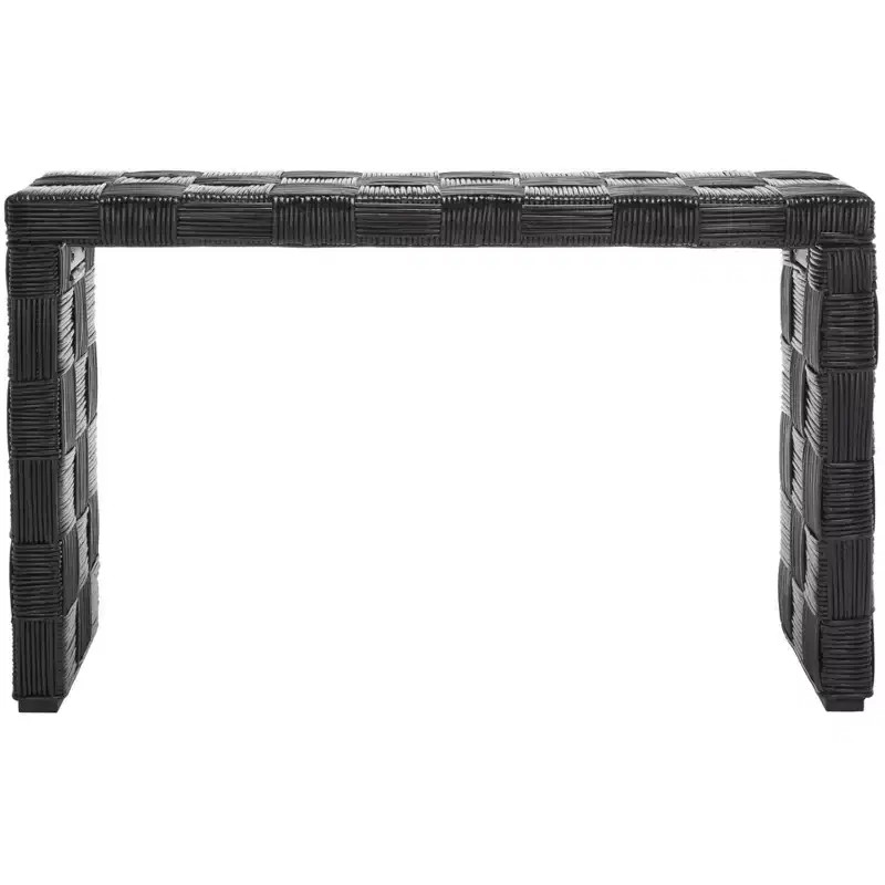 Modern Console Table with Open Shelf – Sleek Entryway Design