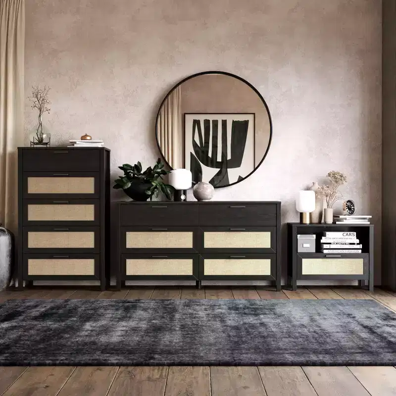 Novogratz Shay 1-Drawer Nightstand