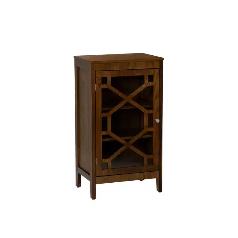 Linon Fetti Small Cabinet Brown