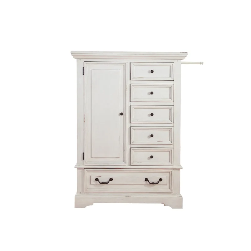 Lakewood Antique Finish Gentleman's Drawer Chest
