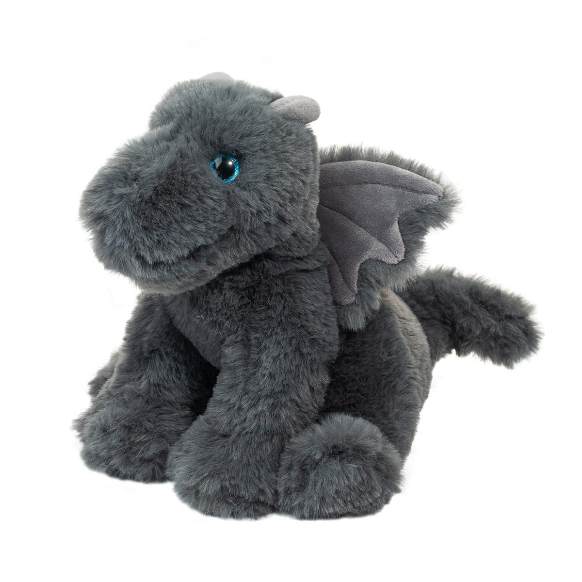 Mini Gray Dragon Stuffed Animal Soft Plush Toy with Wings
