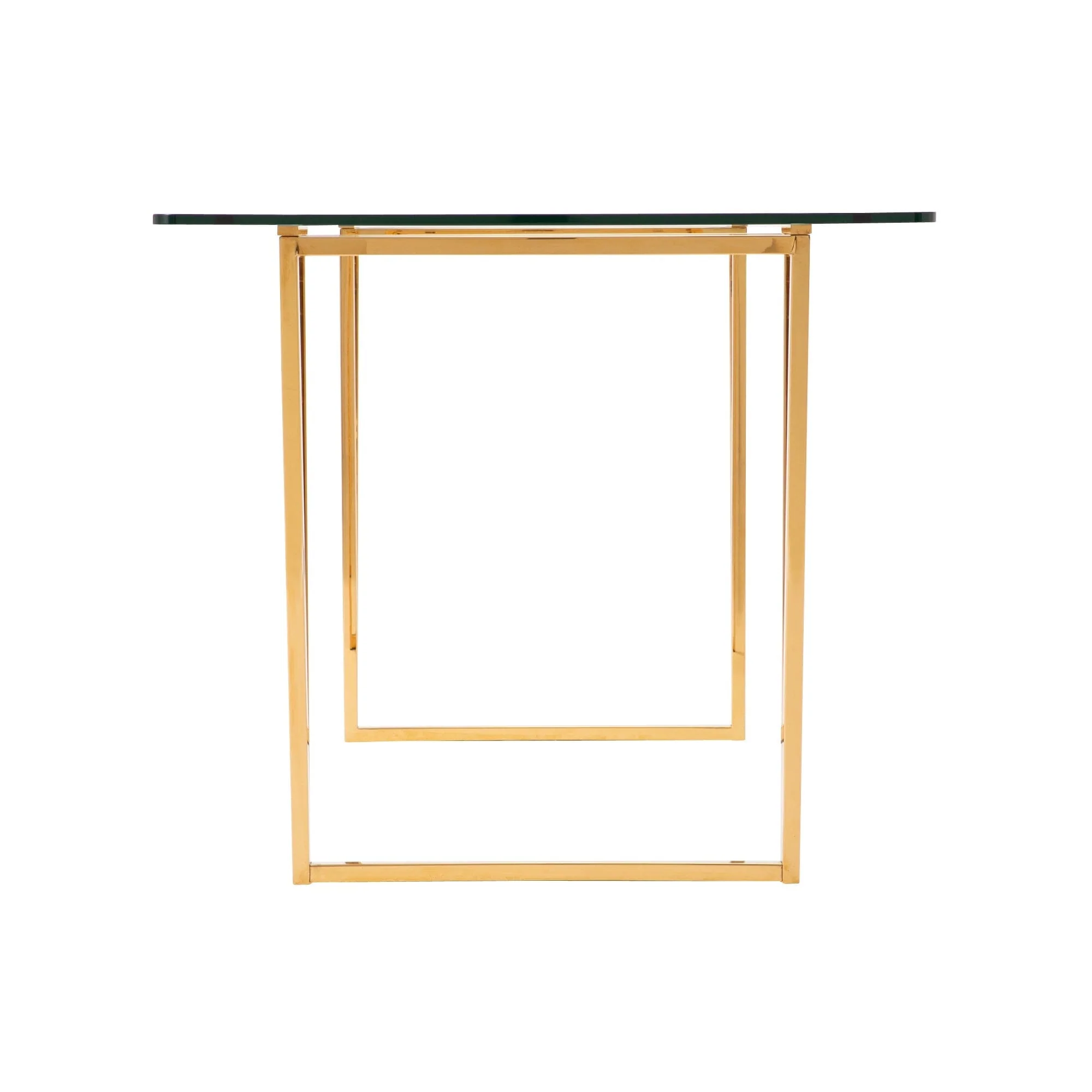 Clear Glass Dining Table