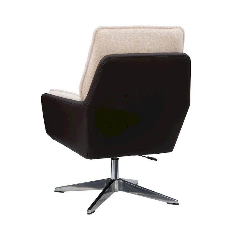 Marcia Swivel Sherpa Chair Accent Chair