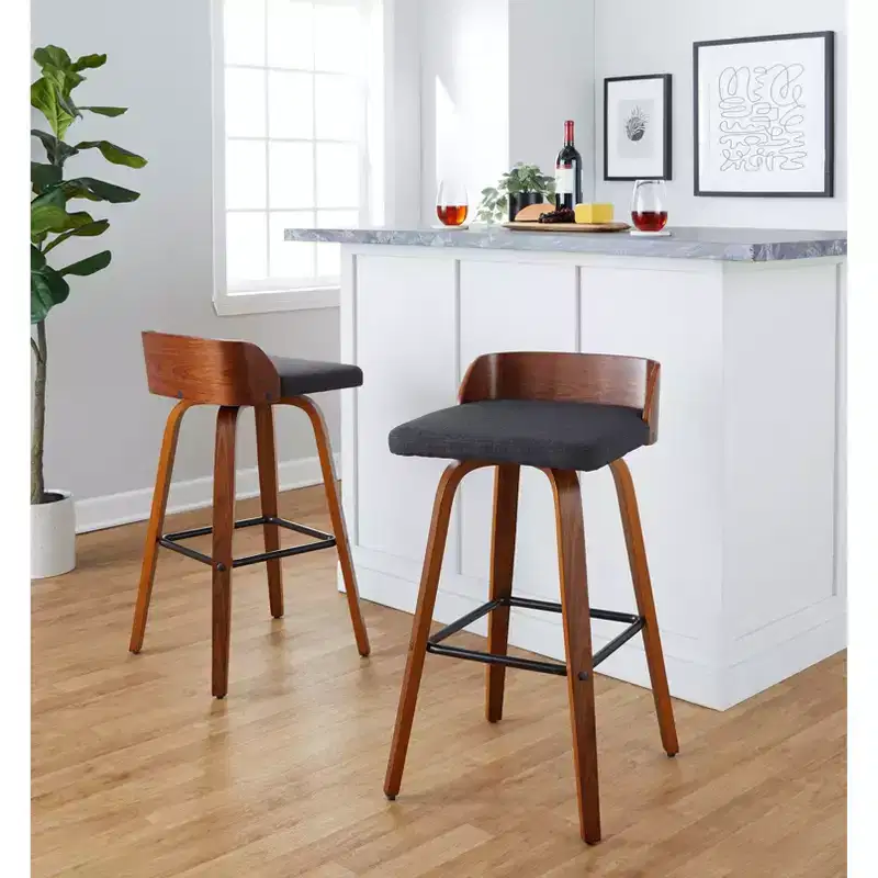 Set of 2 30 Maya Swivel Barstools