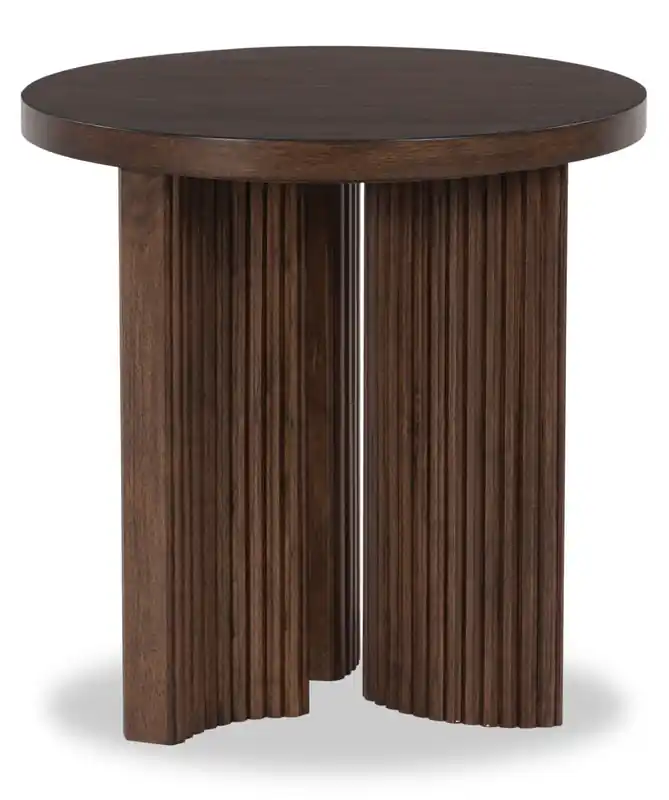 24 Solid Wood Mid-Century Modern End Table