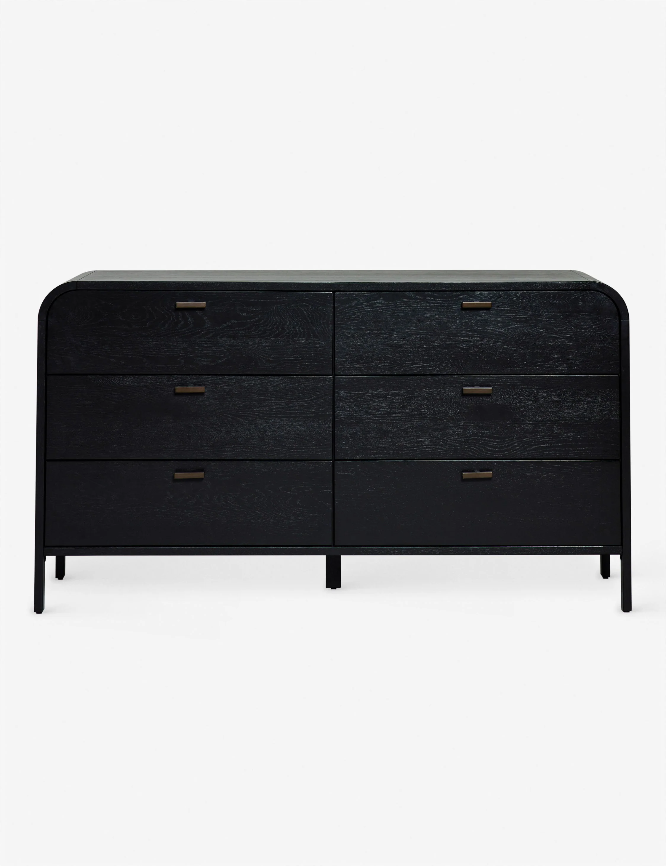 Dresser The refined finish of this dresser appealingly compliments the arched corners of its undersd design. It is fitted with sk iron pulls