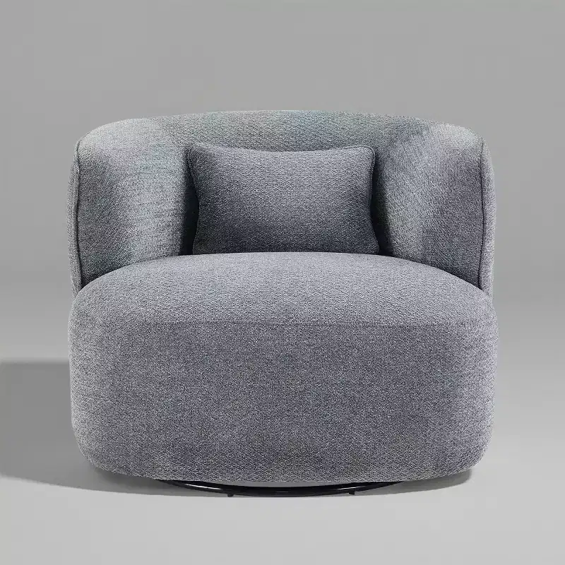 Swivel Barrel Accent Chair