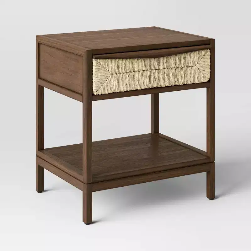 Withania Side Table - Threshold™: Wood Composite, Decorative Storage Cabinet with Drawer