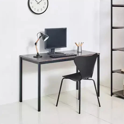Contemporary Wood and Metal Computer Desk