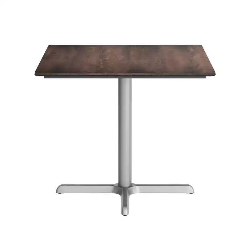 Flash Furniture Acadia Tabletop with TopGuard HPL Technology and Table Height X-Base