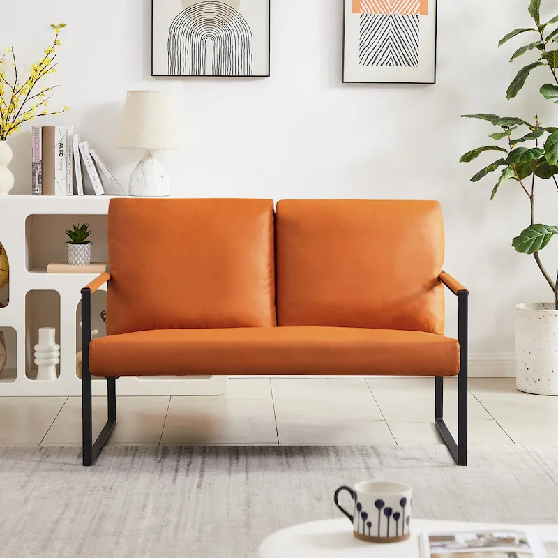 Accent Arm Chair with Extra Thick Padded Backrest and Seat Cushion Sofa Chairs