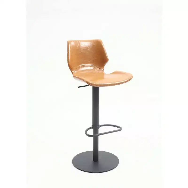 Vintage-Style Pneumatic Adjustable Height Swivel Stool
