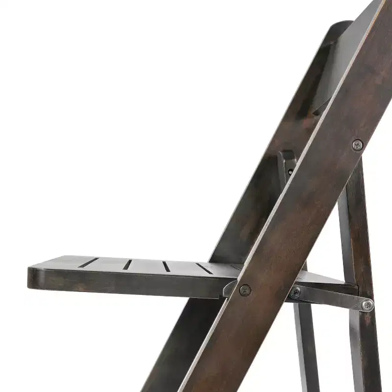 Early American Wood / Oak / White Solid Wood Folding Dining Chair – Seats 1