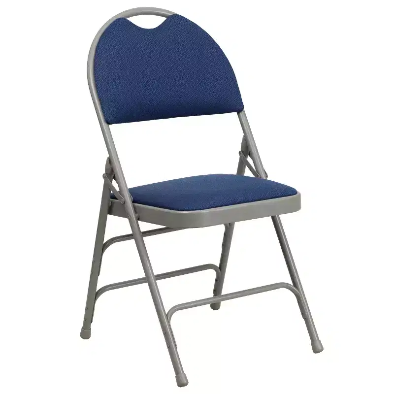 Emma and Oliver 2 Pack Home & Office Easy-Carry Party Events Padded Folding Chair