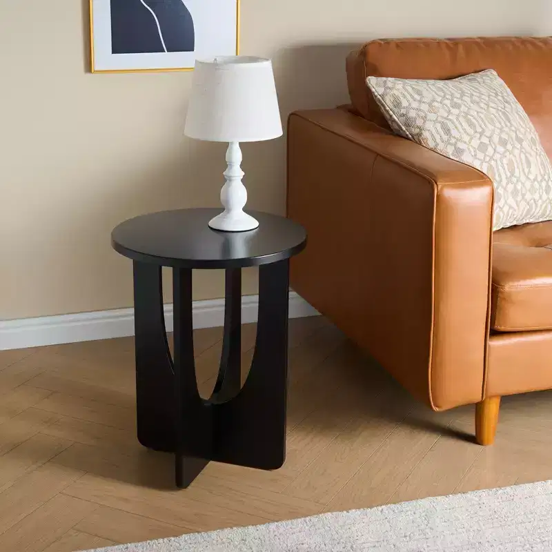 Kings Brand Furniture Theo Side Table Round Modern Design
