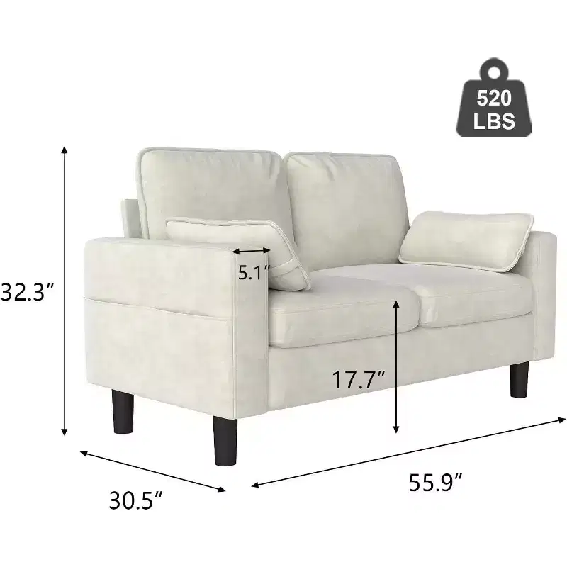 Loveseat Sofa Chair - 56