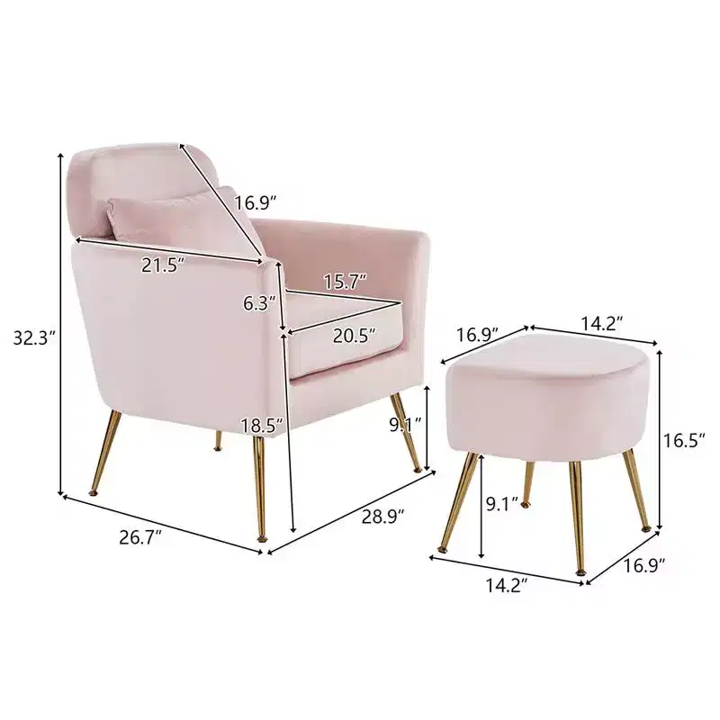 Solid Wood Armchair