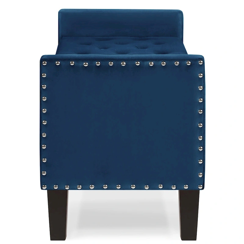 Entryway Living Room Soft Padded Seat with Armrest,Bed Bench