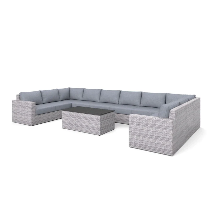 Avalon Bay 11-piece Deep Seating Sectional